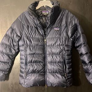 Women’s Patagonia Navy Puffer Sz S EUC